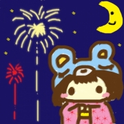 「浴衣で花火。」夏休みと言えば・・・ 「夏を感じるイラスト画像」 投稿コンテスト開催中！の投稿画像