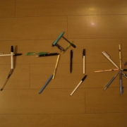 「ボールペンで」サプリ米と考えよう！何かを使ってサプリ米って書いてください！！の投稿画像