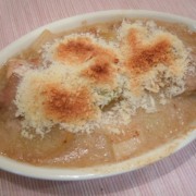 「ねぎみそホワイトソースグラタンレシピ」☆冬のあったか手料理☆レシピ大募集 ♪エプロンショップ【シュクココロ】の投稿画像