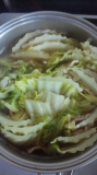 白菜のミルフィーユ鍋