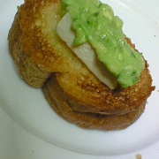 「自家製アボカドディップと塩豆腐のせ」ハード系パンでバーベキュー！、「パンベキュー」を作ってみて下さい。の投稿画像