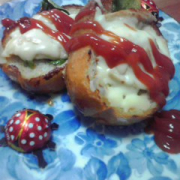 「鶏の胸肉×小松菜×チーズ」ハード系パンでバーベキュー！、「パンベキュー」を作ってみて下さい。の投稿画像