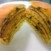 「オレンジチョコホットケーキ」☆オススメ＆おいしいスイーツ☆レシピ大募集 ♪エプロンショップ【シュクココロ】の投稿画像