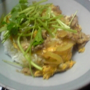 「豚肉で親子丼」サプリ米と考えよう！栄養＆スタミナ満点　元気丼大募集！の投稿画像