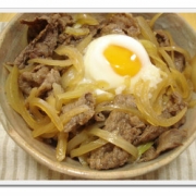 「がっつり牛丼　温玉のっけ」サプリ米と考えよう！栄養＆スタミナ満点　元気丼大募集！の投稿画像