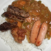 「お肉三種盛りカレー」サプリ米と考えよう！手間がかかっていそうだけど、実は簡単カレー料理大募集の投稿画像