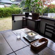 「◆テラスで食事◆」【フォト企画】ミネラルウォーターのある風景大募集☆の投稿画像