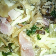 「きのこべ―コンパスタ」サプリ米と考えよう！休みの日のお昼ごはんを教えてくださいの投稿画像