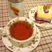 「おウチカフェ」ティータイムの画像大募集中！『フレーバールイボスティー(マスカット)』20名様の投稿画像