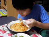 夕食。