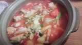 我が家のトマト鍋