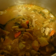 「もつ煮込み～♪」【ママの味方プロジェクト】ほうれん草が大好きになるレシピ大募集！の投稿画像