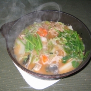 「ラーメン鍋」らでぃっしゅぼーや☆我が家の自慢鍋写真コンテスト☆鍋のお勧め野菜セットプレゼントの投稿画像