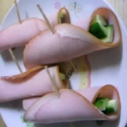 「ハム巻きゅうり」【ママの味方プロジェクト】きゅうりが大好きになるレシピ大募集！の投稿画像