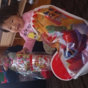 「初めてのクリスマスプレゼント」くもん：『突撃★となりのサンタさん』！？ほっこりクリスマスフォト投稿大募集～！の投稿画像