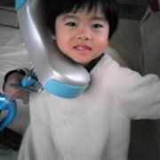 「念願の一輪車！」くもん：『突撃★となりのサンタさん』！？ほっこりクリスマスフォト投稿大募集～！の投稿画像