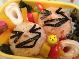 笑顔になれる元気イロなお弁当♪