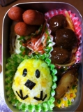 幼稚園児のお弁当。