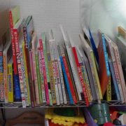 「寝る前に読みます。」くもん☆写真を送るだけ★選べる絵本プレゼント！あなたのおうちの絵本棚フォト大募集の投稿画像