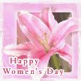幸せな女性の日