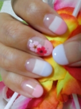 口コミ：ぱっつんフレンチ～押し花添え～の画像（3枚目）