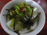 白菜の昆布漬け