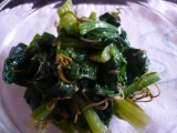 「ほうれん草の刻みメカブ和え」の画像（1枚目）