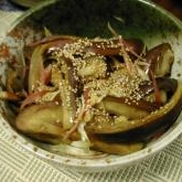 「ビールがすすむ　茄子と茗荷の和え物」ごはんでファイト！みんなに自慢できちゃうかも！レンジで簡単本格料理大募集の投稿画像