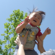 「ニコニコ」【クリンスイ】～水のある風景～　写真テーマ「家族」の投稿画像