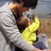 「お水休憩」【クリンスイ】～水のある風景～　写真テーマ「家族」の投稿画像