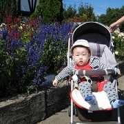 「お花がいっぱい」【参加者全員】ベビーとお出かけの写真を投稿して柔らかシリコンスプーンプレゼント！の投稿画像