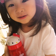 「娘のストローマグ！！」キティちゃんのボトルがかわいい♪ 素敵な美容オリーヴオイル☆モニター募集です!!の投稿画像