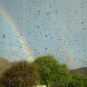 「雨上がりのダブルレインボー」【クリンスイ】～水のある風景～　写真テーマ「雨」の投稿画像
