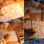 「御絵描き＆切り絵」写真を送るだけ★『みせて！お子さんの工作・絵』☆選べるくもんのドリルプレゼント！の投稿画像