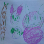 「動物園」写真を送るだけ★『みせて！お子さんの工作・絵』☆選べるくもんのドリルプレゼント！の投稿画像