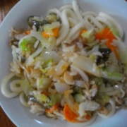 「焼きうどん飯」【ママの味方プロジェクト】キャベツが大好きになるレシピ大募集！の投稿画像