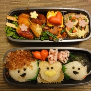 「３人仲良くね！」【ごはんでファイト！】思わずほっこりするおにぎり写真を見せてくださいの投稿画像