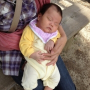 「初めてのお散歩」イタリア製のクーファンですやすやお休み寝顔モデルを募集(画像投稿必須)の投稿画像