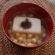 「ひよこ豆汁粉で～～す。」栄養満点！こまめに食べたい　おまめ料理♪大募集の投稿画像