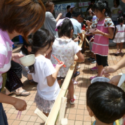 「流しそうめん」【クリンスイ】～水のある風景～　写真テーマ「スポーツと水」の投稿画像