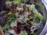 口コミ：激辛道場坦々ごまだれでおかずになっちゃうサラダ作りましたの画像（2枚目）