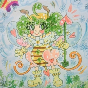 「Happy♪♪♪みつばちガールちゃん★☆★☆彡」◆みつばちのイラスト募集◆RIPEセット+JCB商品券3000円分が当たる!!の投稿画像