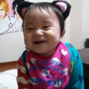 「猫耳カチューシャつけてにこにこ」その笑顔ください！【こどもの笑顔写真】大募集＆投票コンテスト！の投稿画像