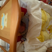 「大好きなカトージのベビーベッドでスヤスヤ・・・。」お布団セット　キュート　モニター様募集の投稿画像