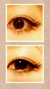 口コミ：XOXOカラコン♡ドーリーブラウンの画像（4枚目）