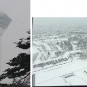 「初　雪！　そして…初！！…閉鎖（笑）」【クリンスイ】～水のある風景～　写真テーマ「初○○」の投稿画像