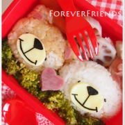 「Forever Friends　おにぎり弁当」フォーエバーフレンズ【キャラ弁コンテスト】優秀作品にはリングノートをプレゼント！の投稿画像