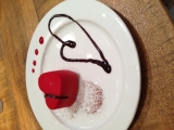 ハートのケーキ
