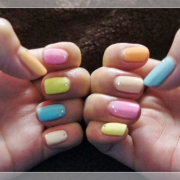 「パステルネイル♪」【イニスフリー】サマーネイルコンテスト　ハンドケアスペシャルセットをプレゼント！の投稿画像