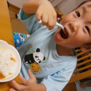 「2歳のお子さまカレー(*^^)思わず手がでますっ♪」カレー好き集まれ！【カレーライスのある幸せな風景】大募集＆投票コンテスト！の投稿画像